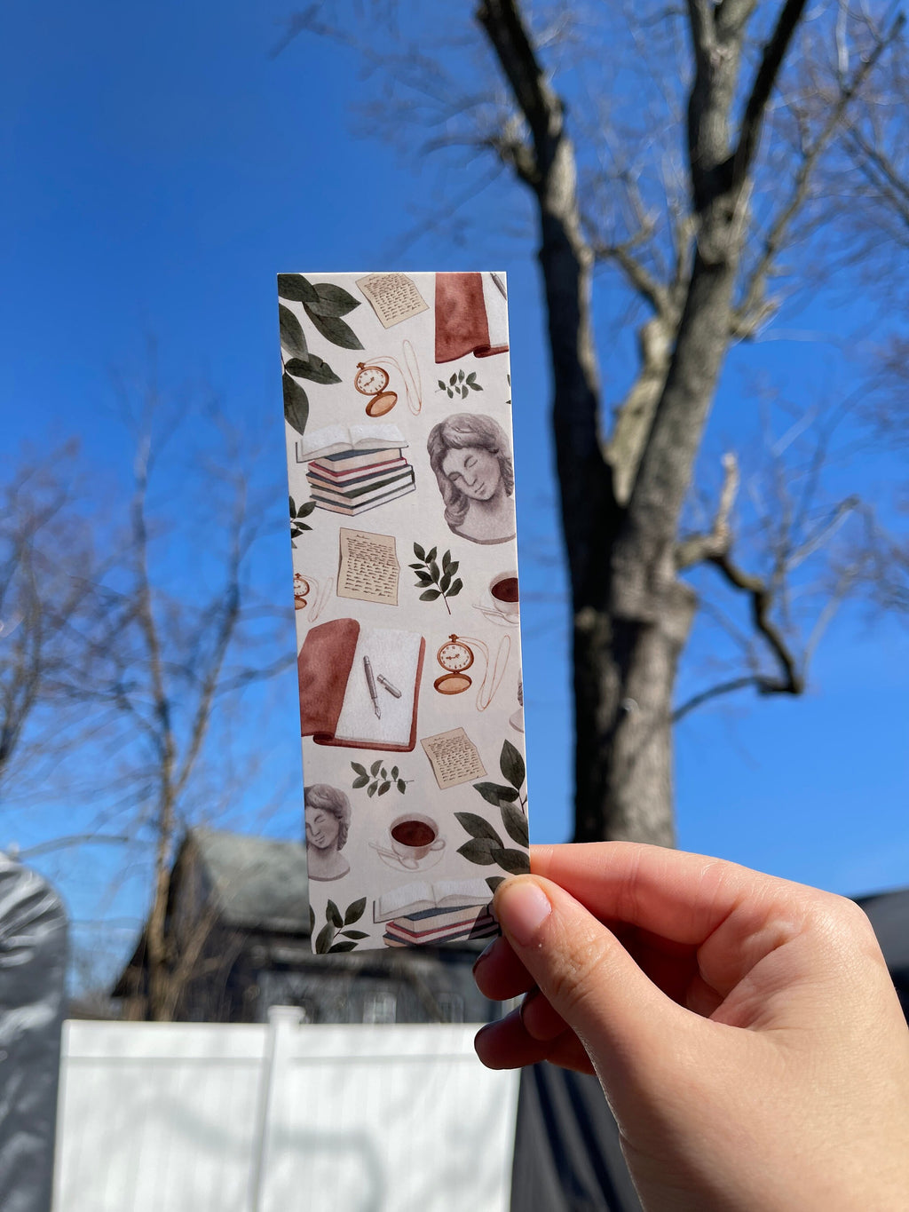 Light Academia Collage Bookmark