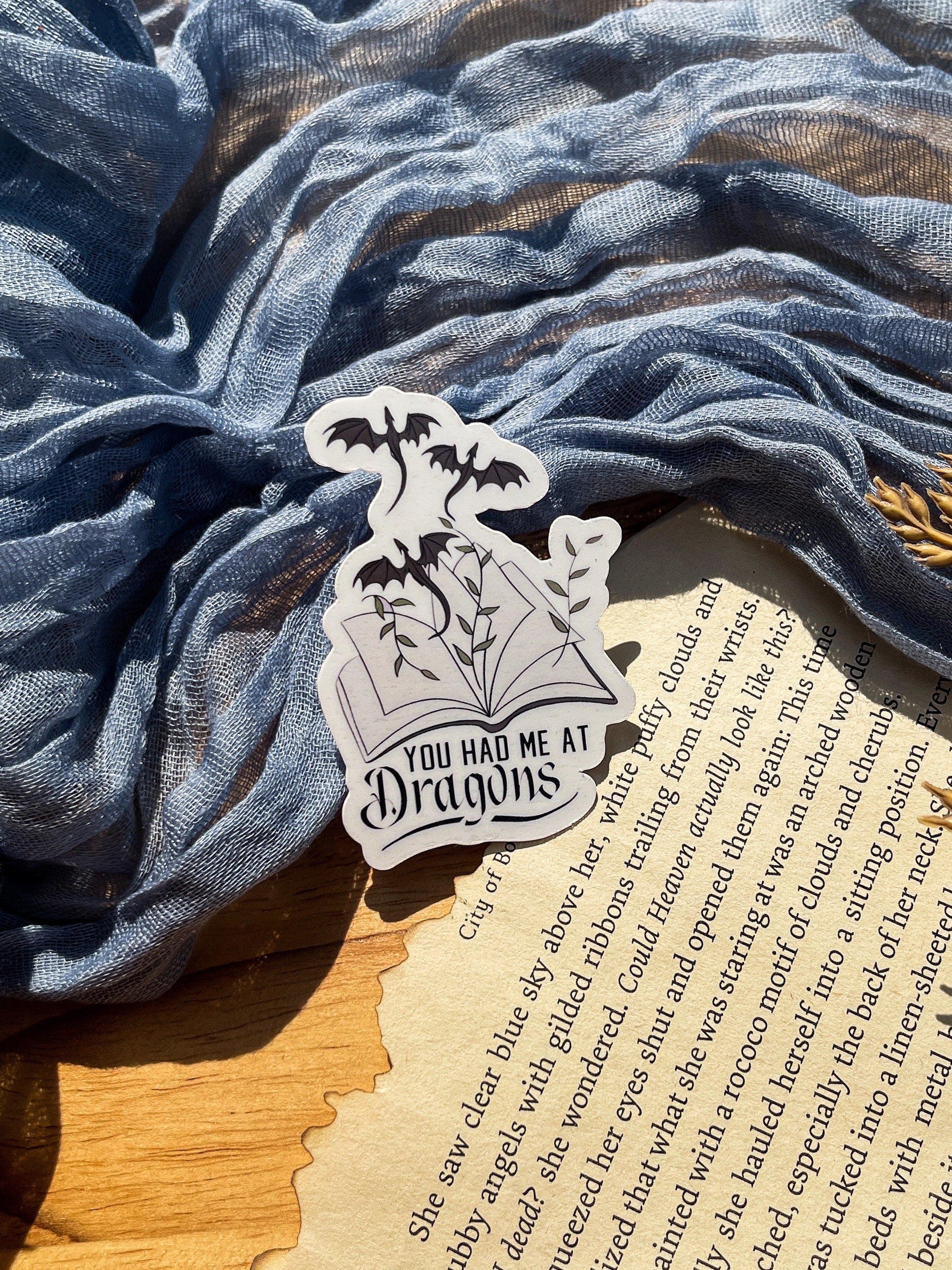 You Had Me at Dragons Sticker